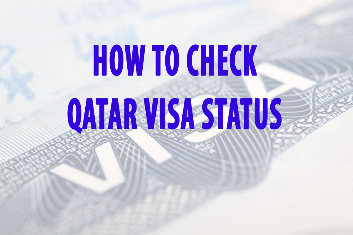qatar visit visa status tracking